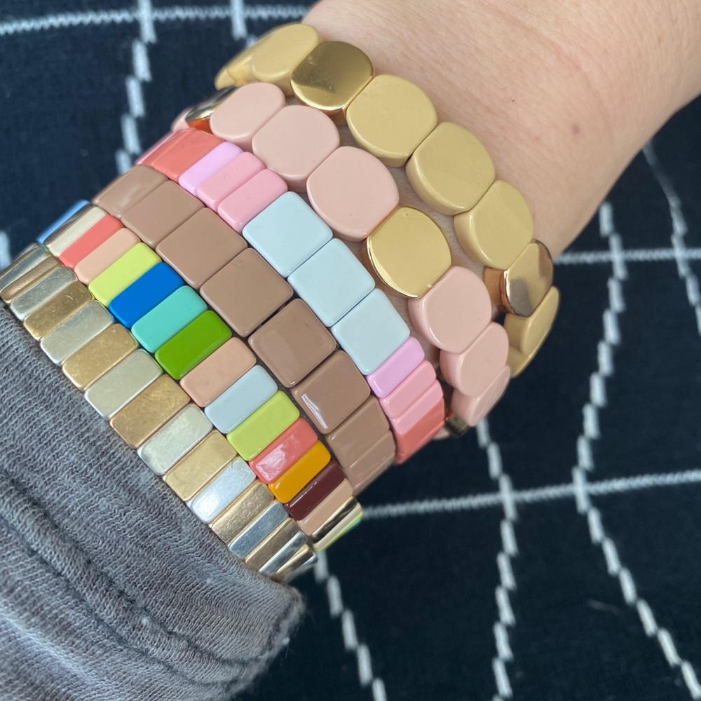 Stretch Tile Bracelets - Picture 2 of 4